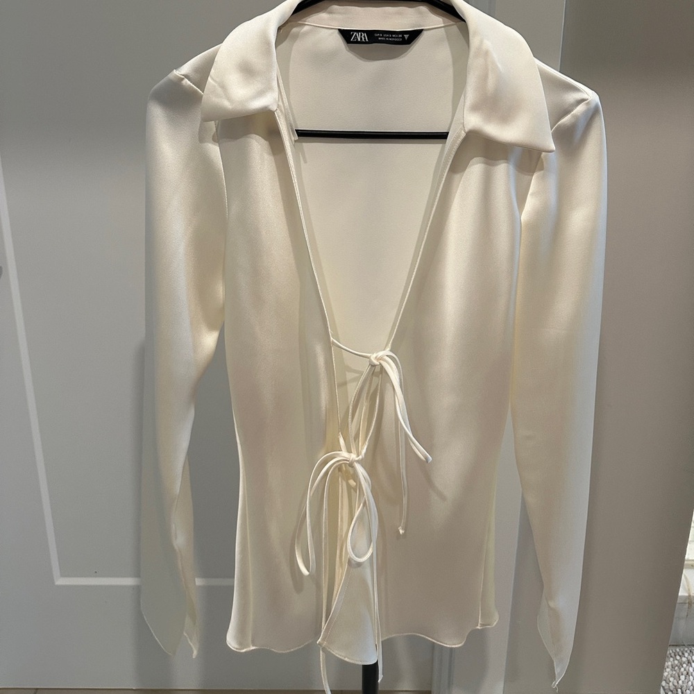 Zara Satin Top